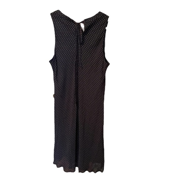 Classic Style Navy ALine PatternDress -V Neck- Size 16P- VClosure back panel NWT - Picture 2 of 15